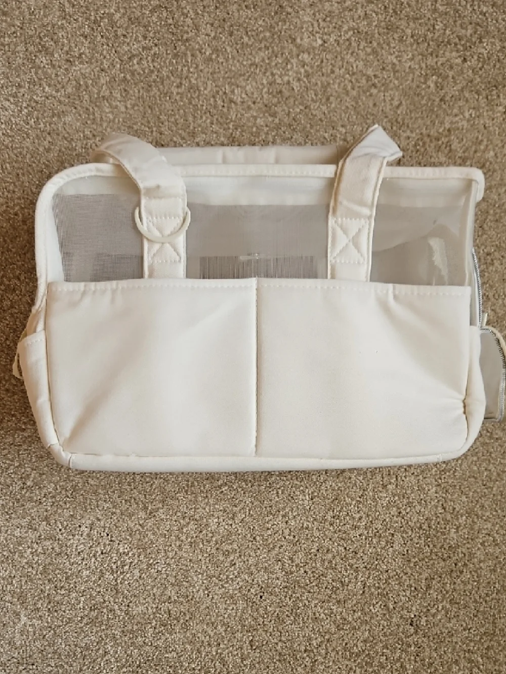 ONE CUTE NWT Cream Small Pet Carrier Bag